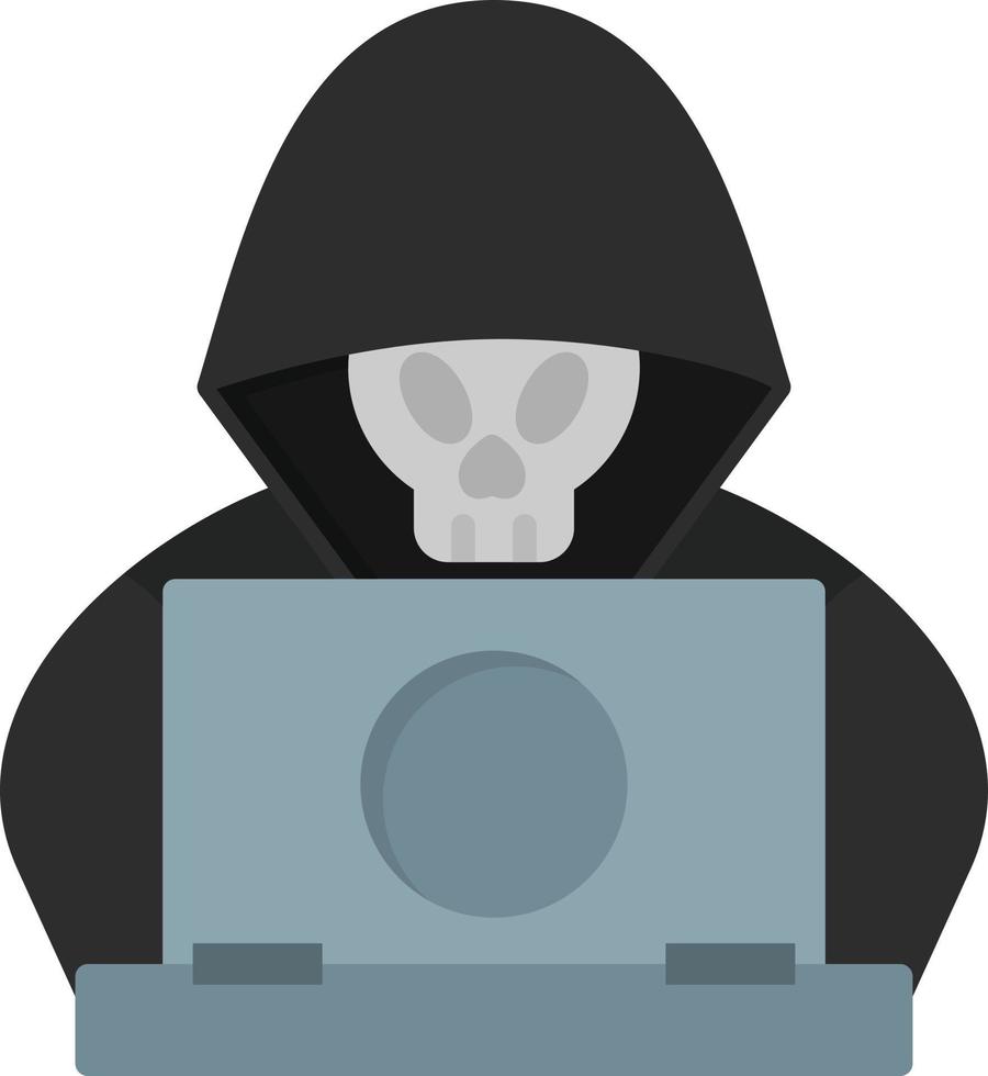 Hacker Flat Icon vector