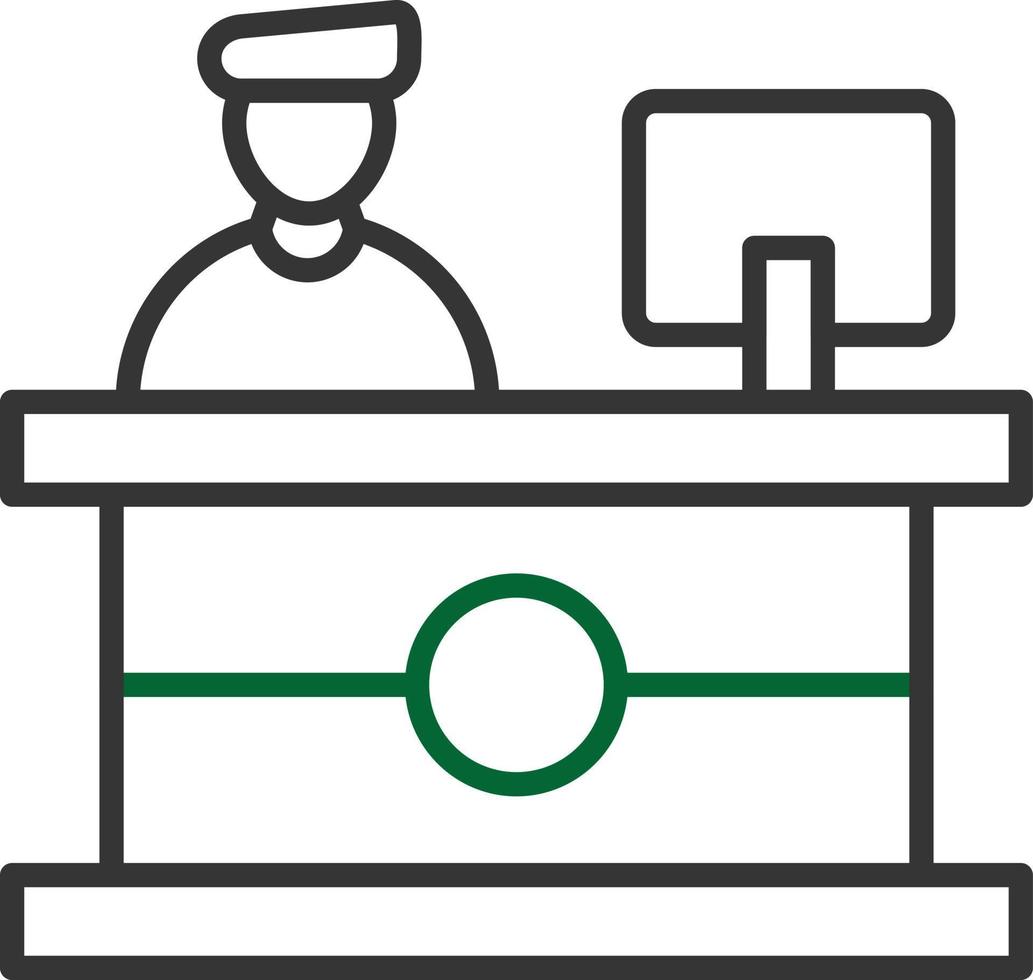 Reception Line Two Color 9425431 Vector Art at Vecteezy