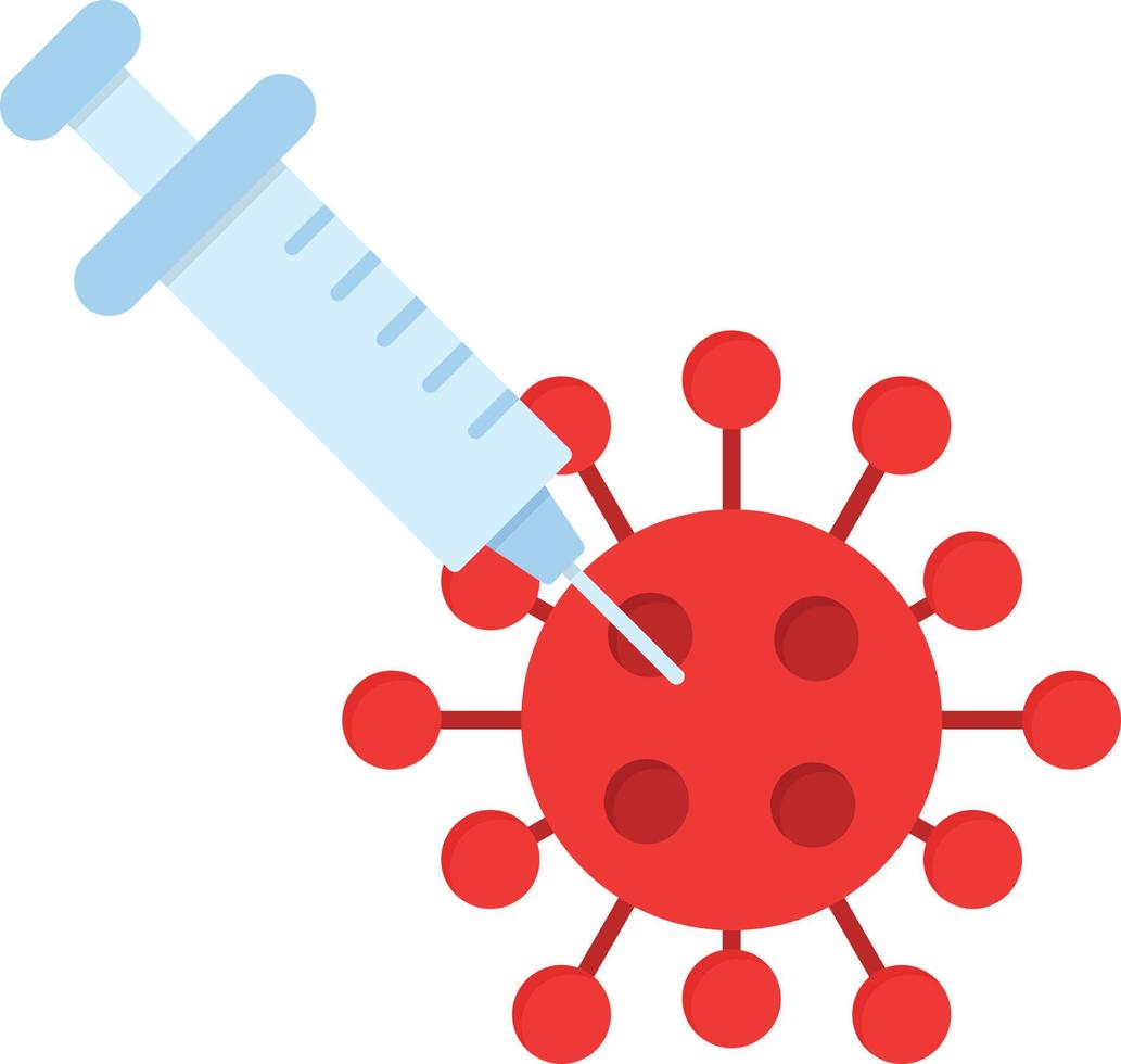 Vaccination Flat Icon vector