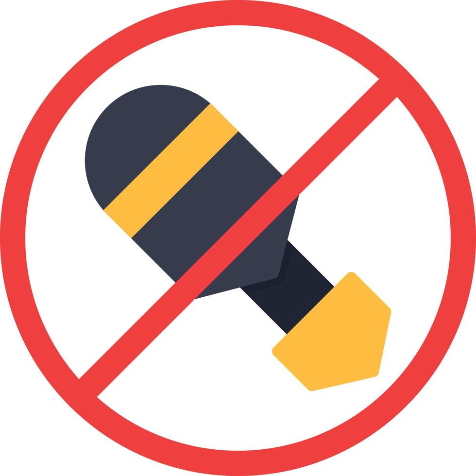 No War Flat Icon vector