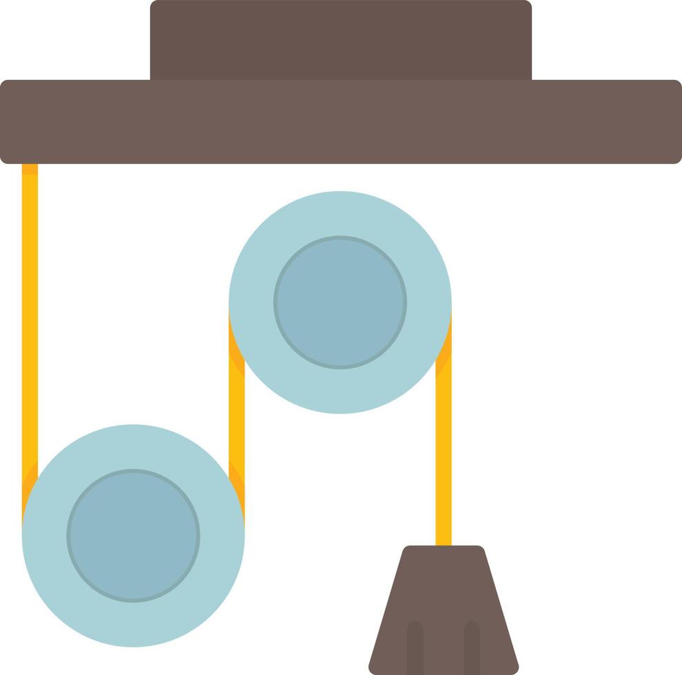 Pulley Flat Icon vector