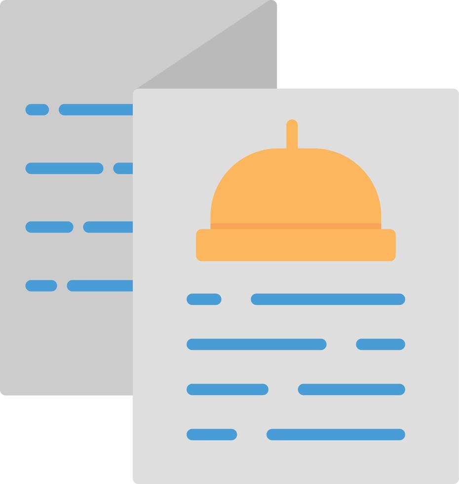 Menu Flat Icon vector