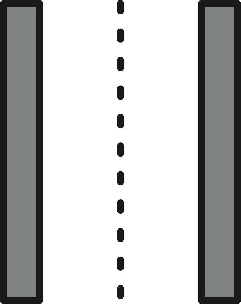 10 - Lane Glyph Icon vector