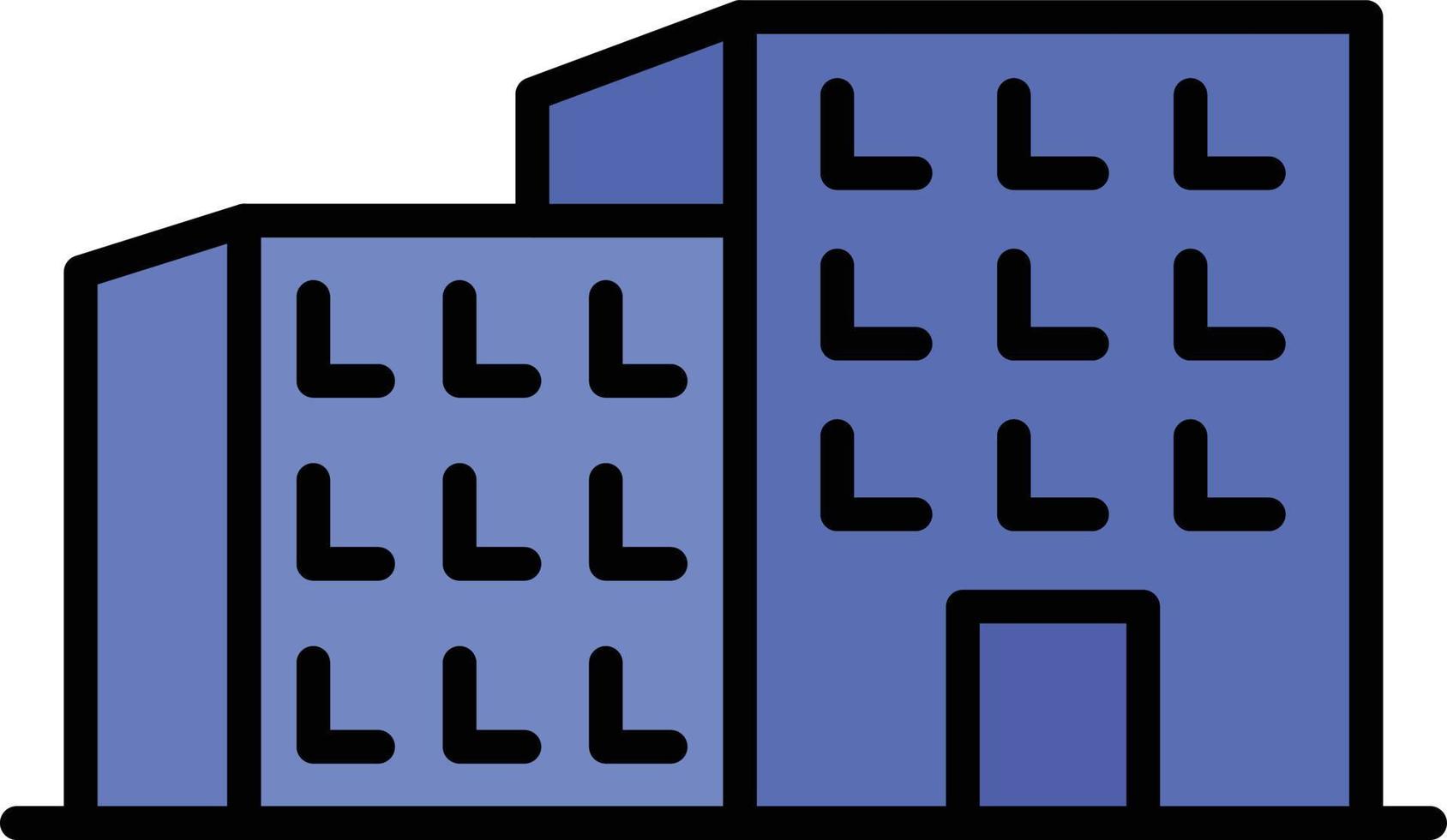 Company Line Filled vector