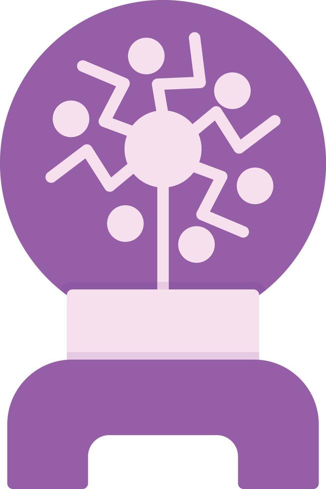 Plasma Flat Icon vector