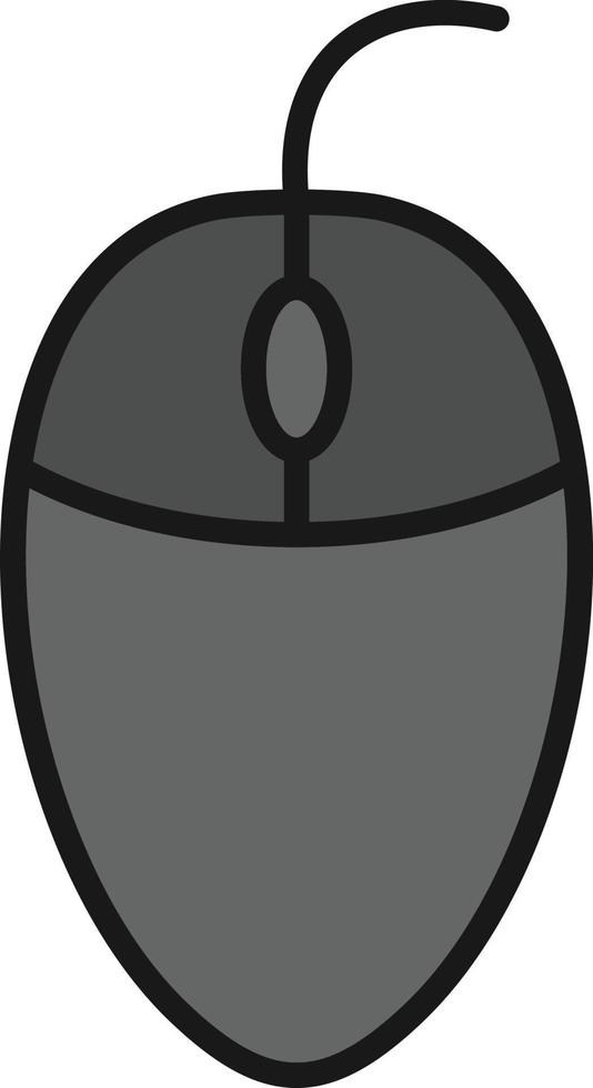 Mouse Line Filled vector