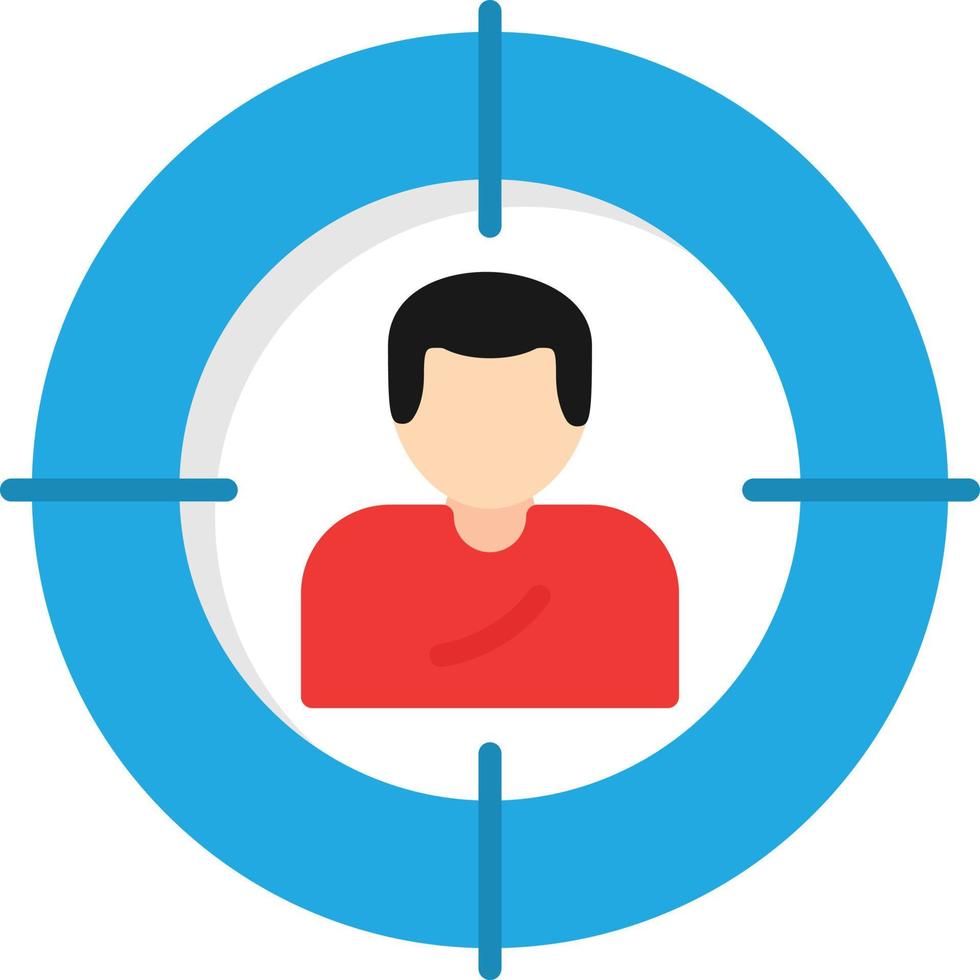 Target Flat Icon vector