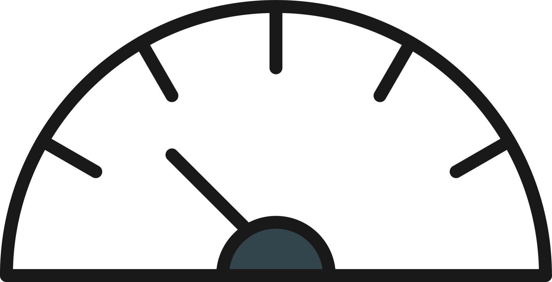 18 - Speedometer Glyph Icon vector