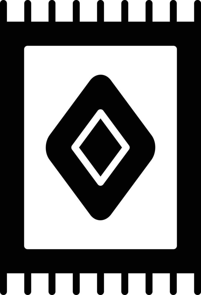 Carpet Glyph Icon vector