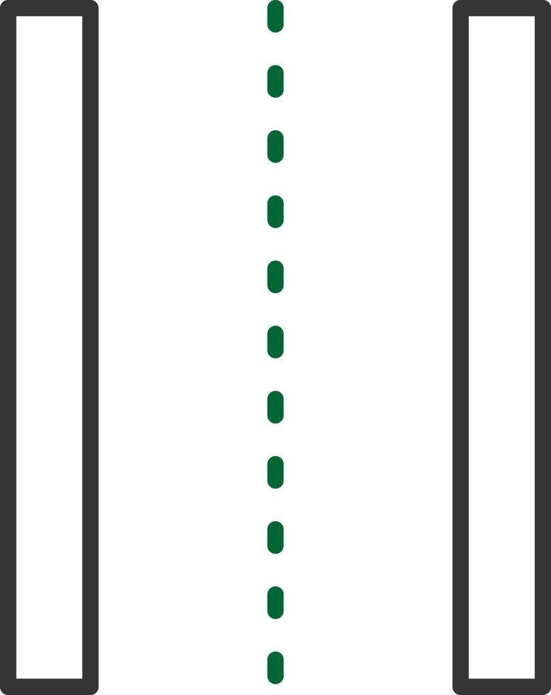 10 - Lane Line Two Color vector
