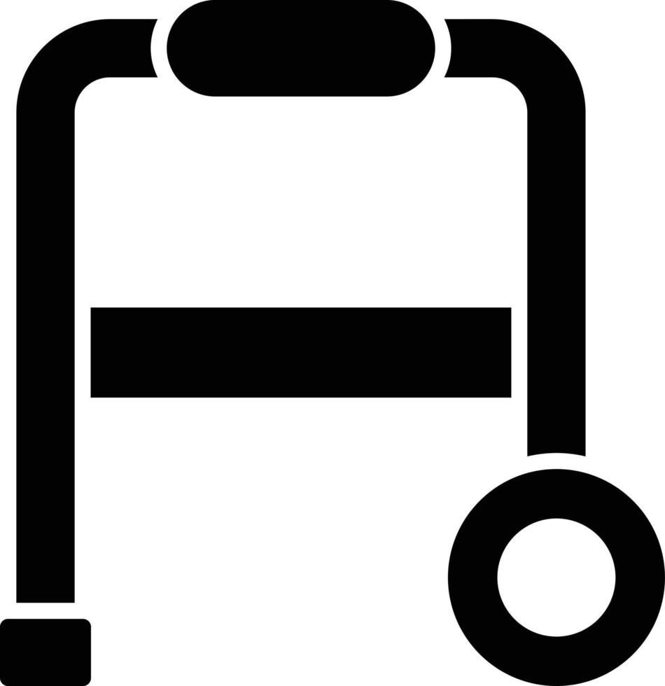 Walker Glyph Icon vector