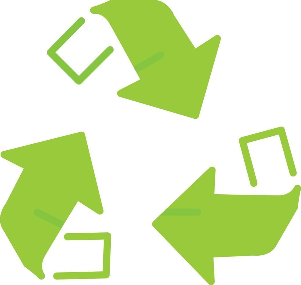 Recyclable Flat Icon vector