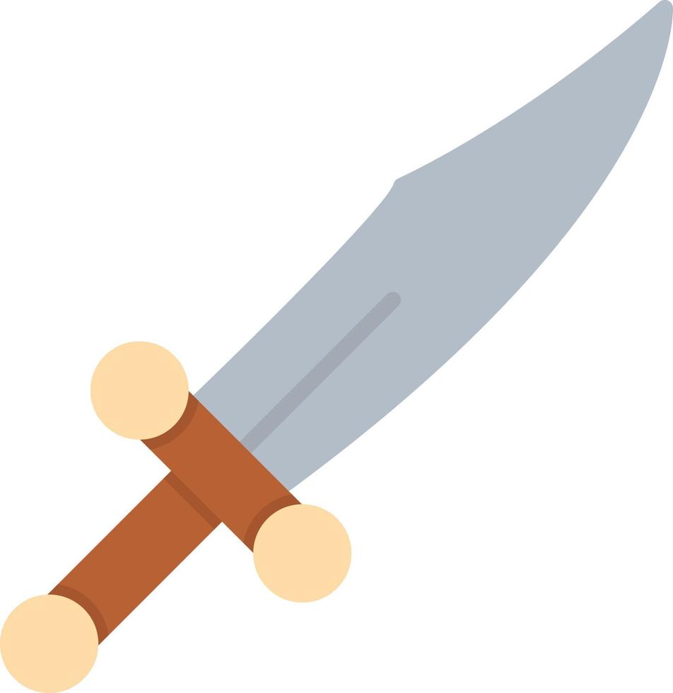 Dagger Flat Icon vector
