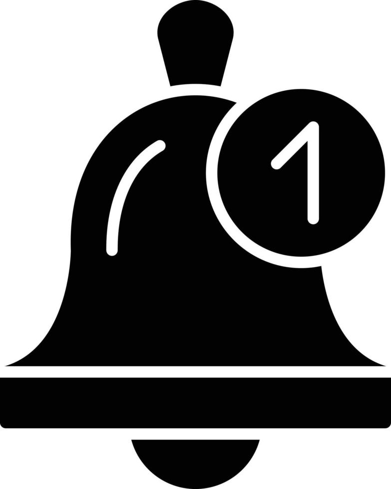 Bell Glyph Icon vector