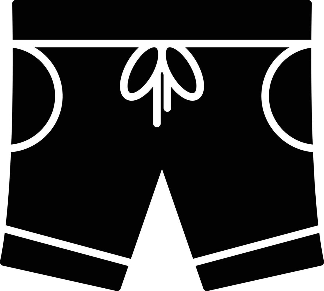 Short Glyph Icon vector