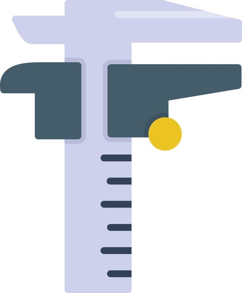 Caliper Flat Icon vector