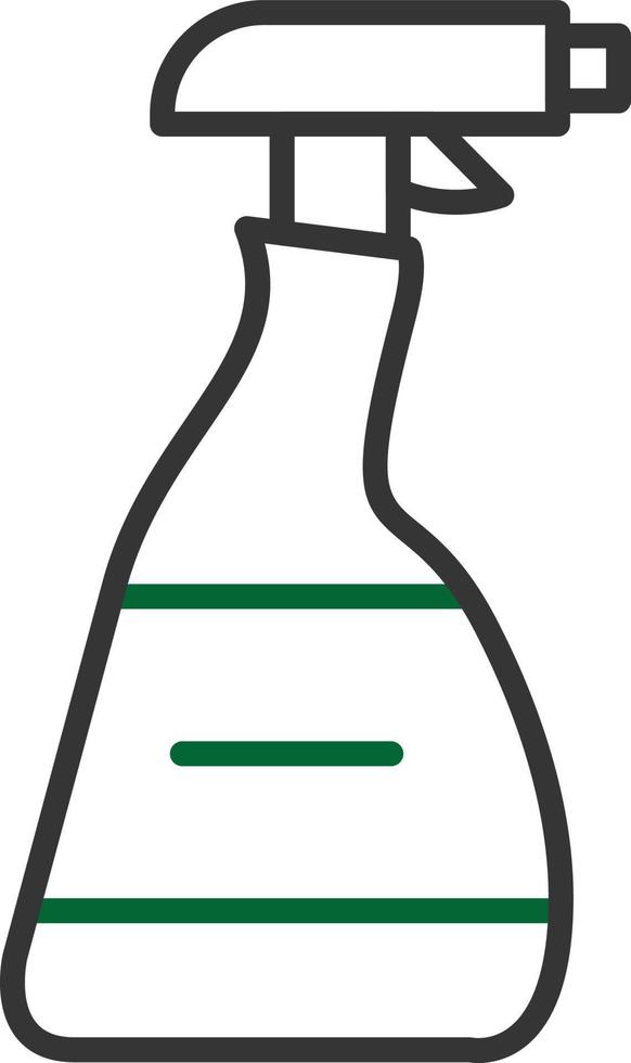 Cleaning Spray Line Two Color vector