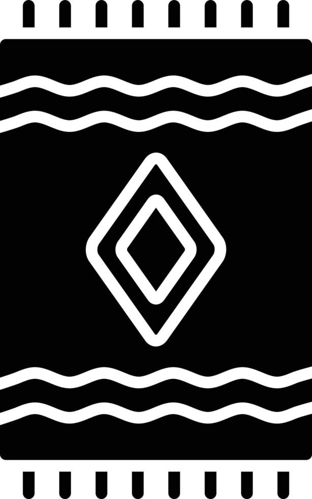 Carpet Glyph Icon vector