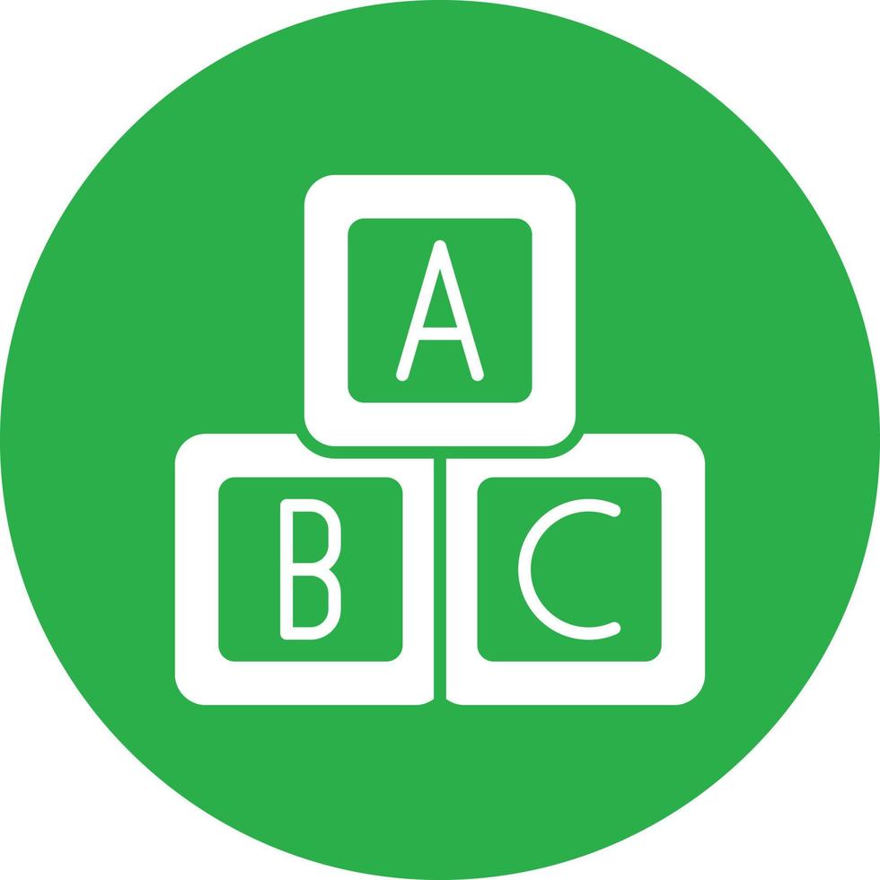 Abc Outline Icon vector