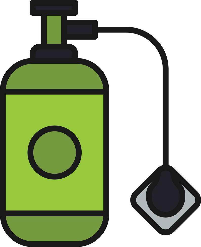 Oxygen Tank Line Filled vector