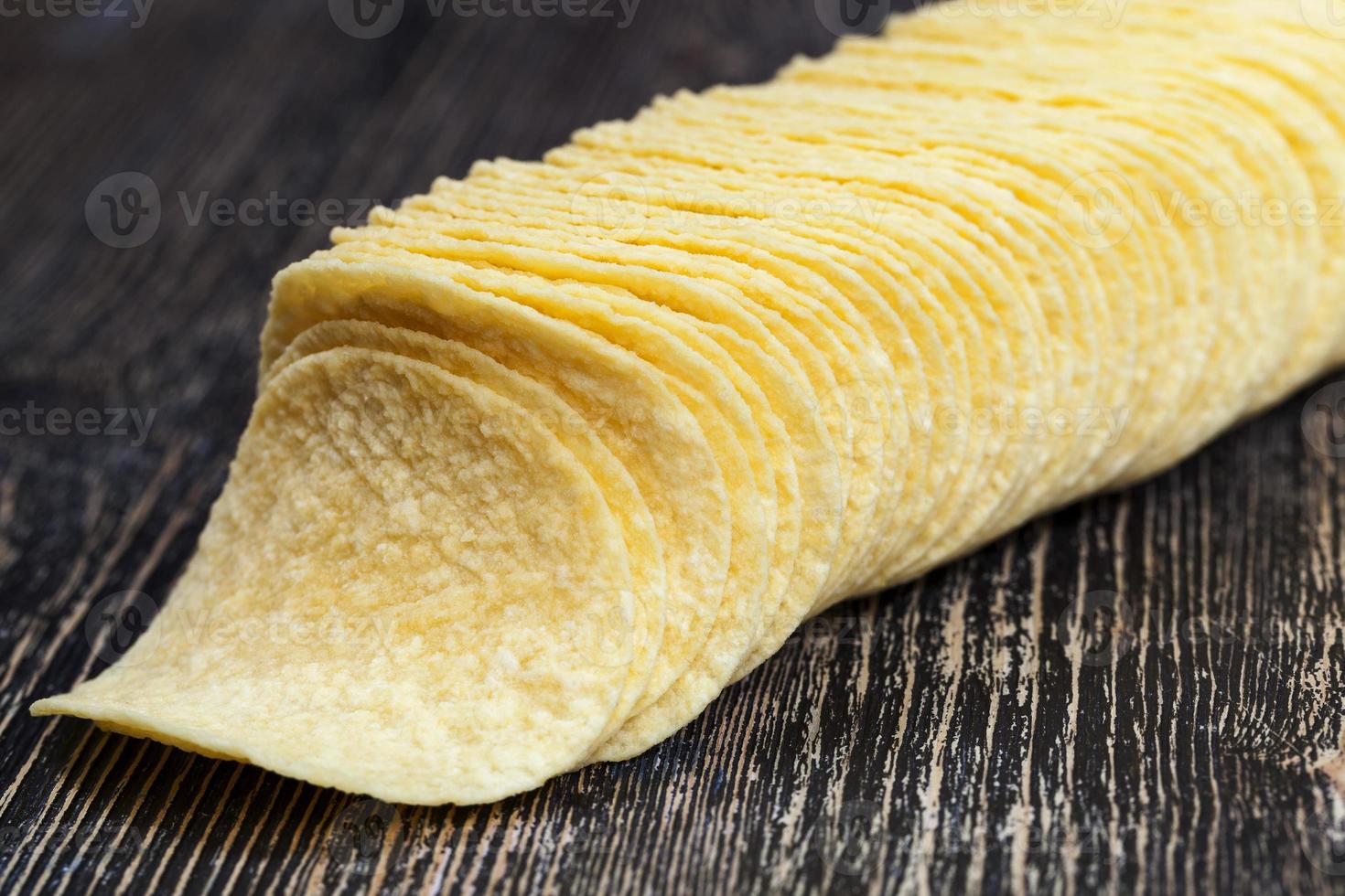salty potato chips photo