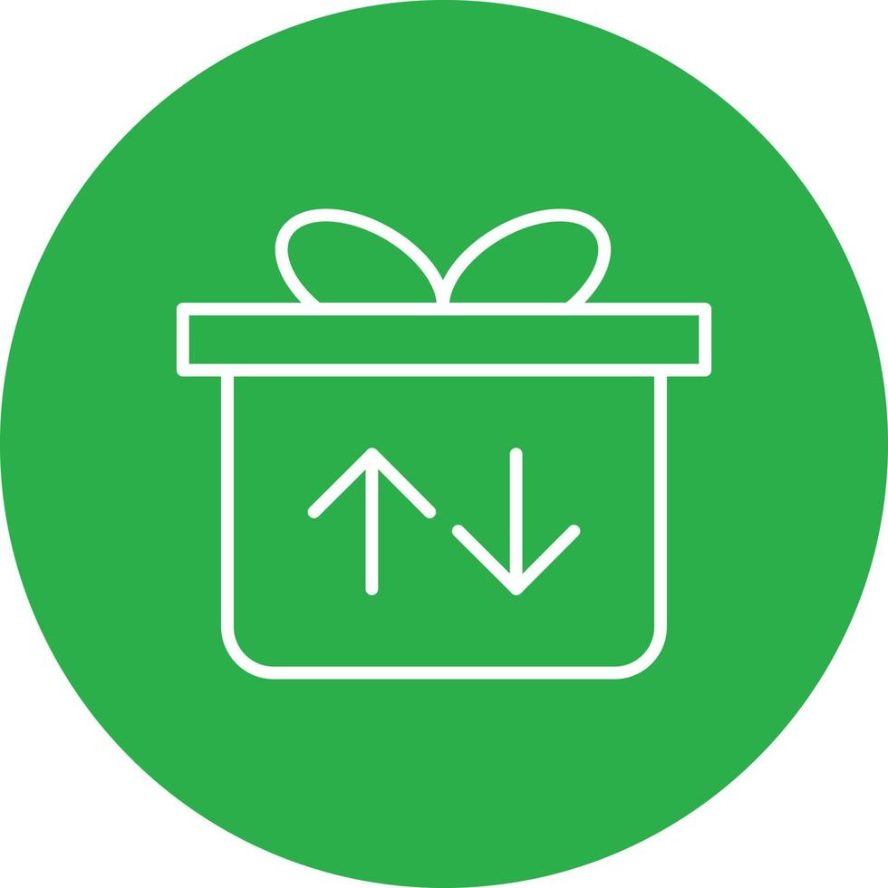 Export Packing Line Circle Multicolor vector