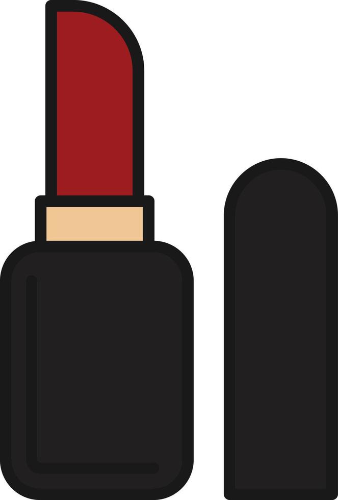 Lipstick Line Filled vector