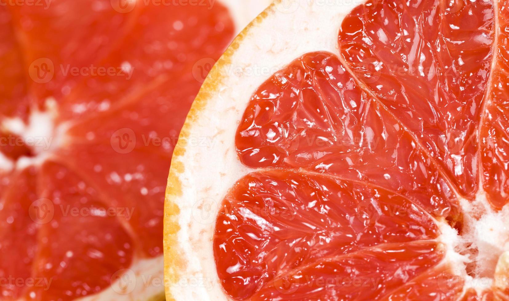 red grapefruit, close up photo