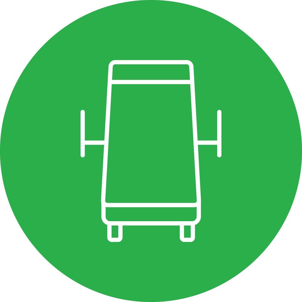 Table Line Circle Multicolor vector