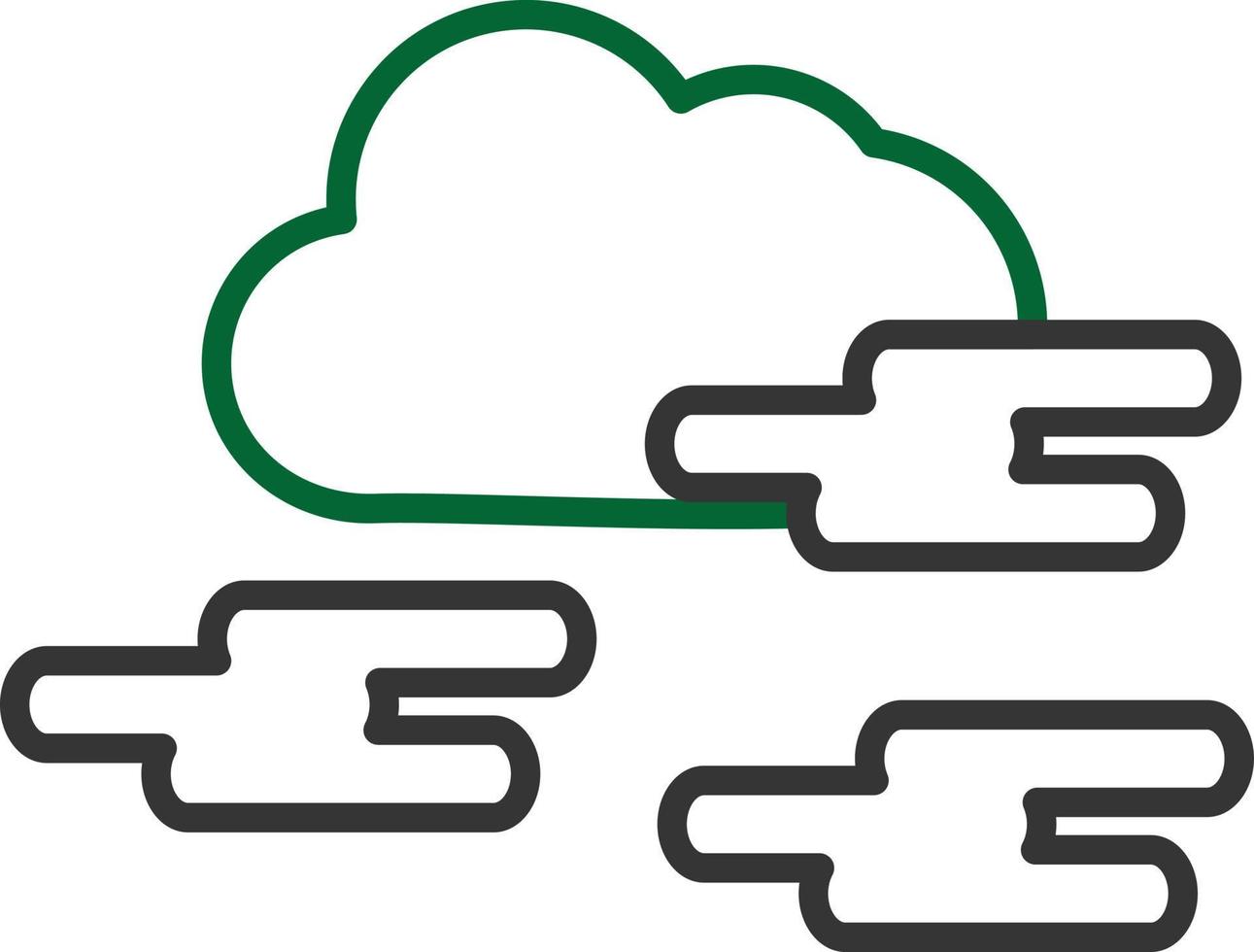 Fog Line Two Color 9426942 Vector Art at Vecteezy