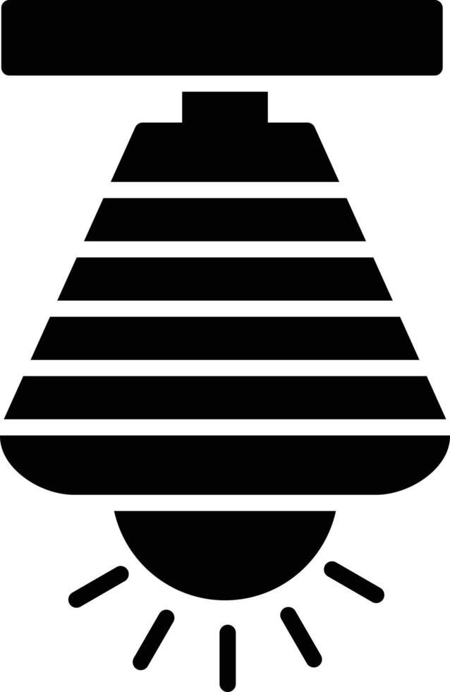 Lamp Glyph Icon vector