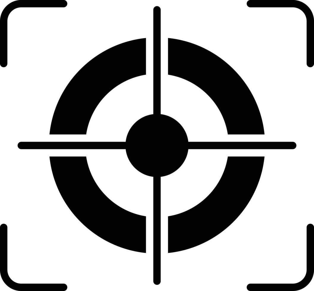 Focus Glyph Icon vector