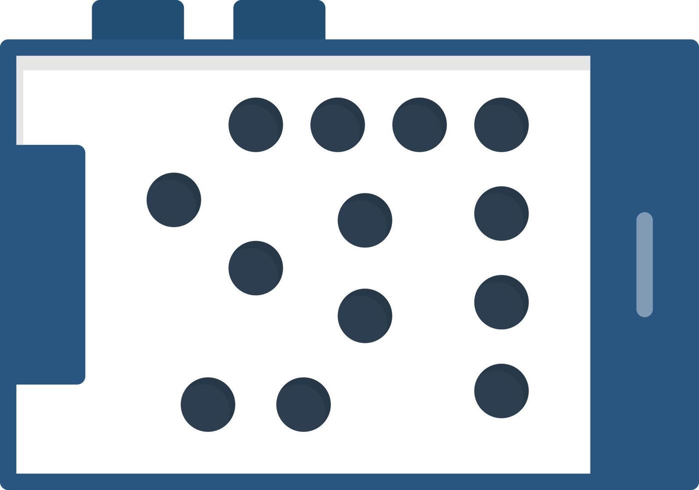 Braille Flat Icon vector