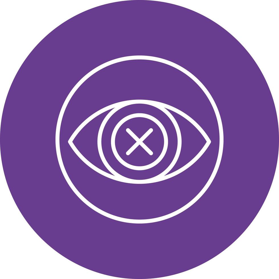 Blind Line Circle Multicolor vector
