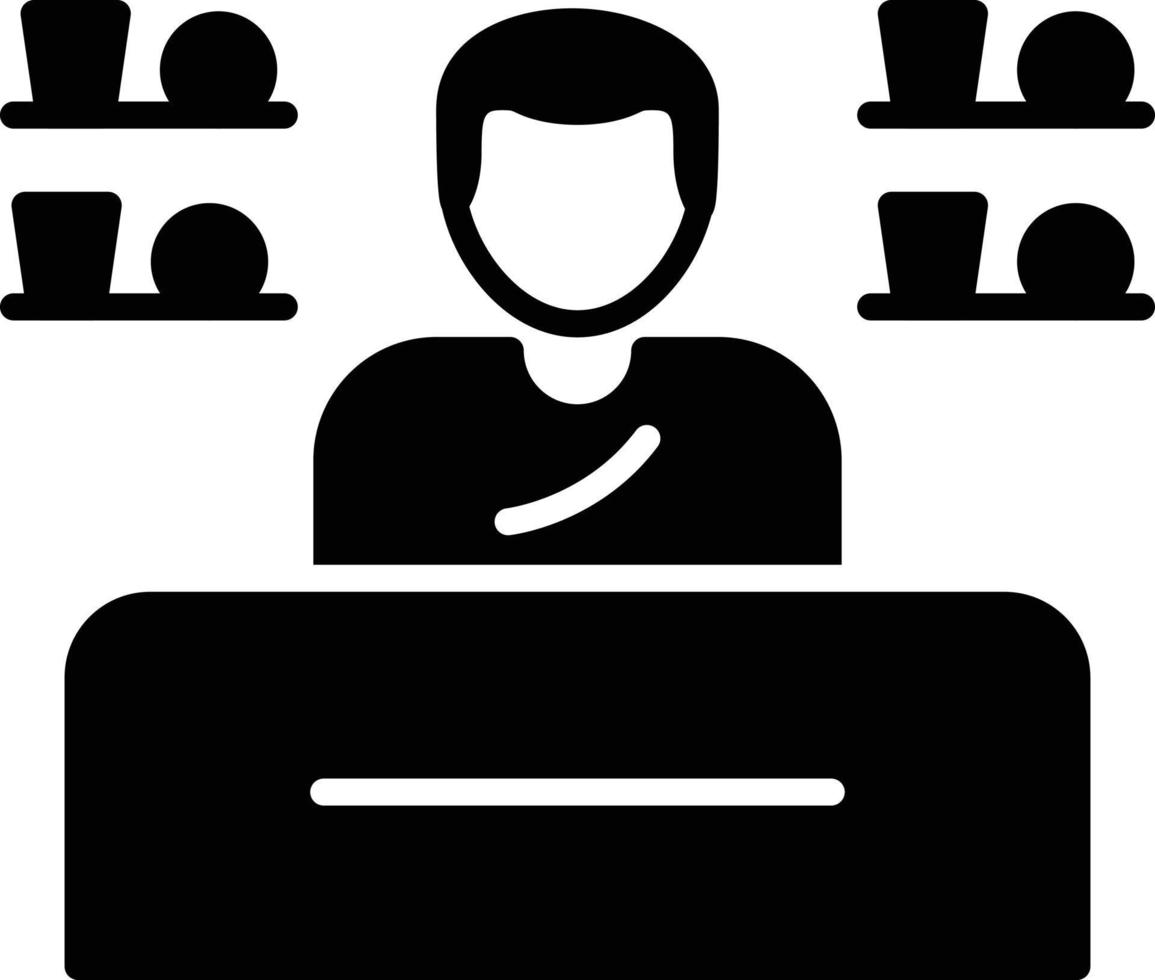 Merchandising Glyph Icon vector