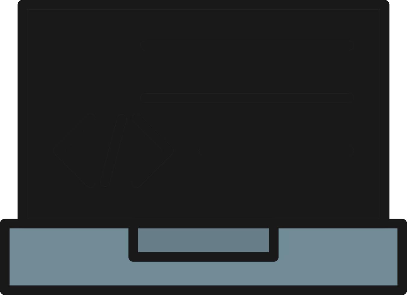 Programming Line Filled vector