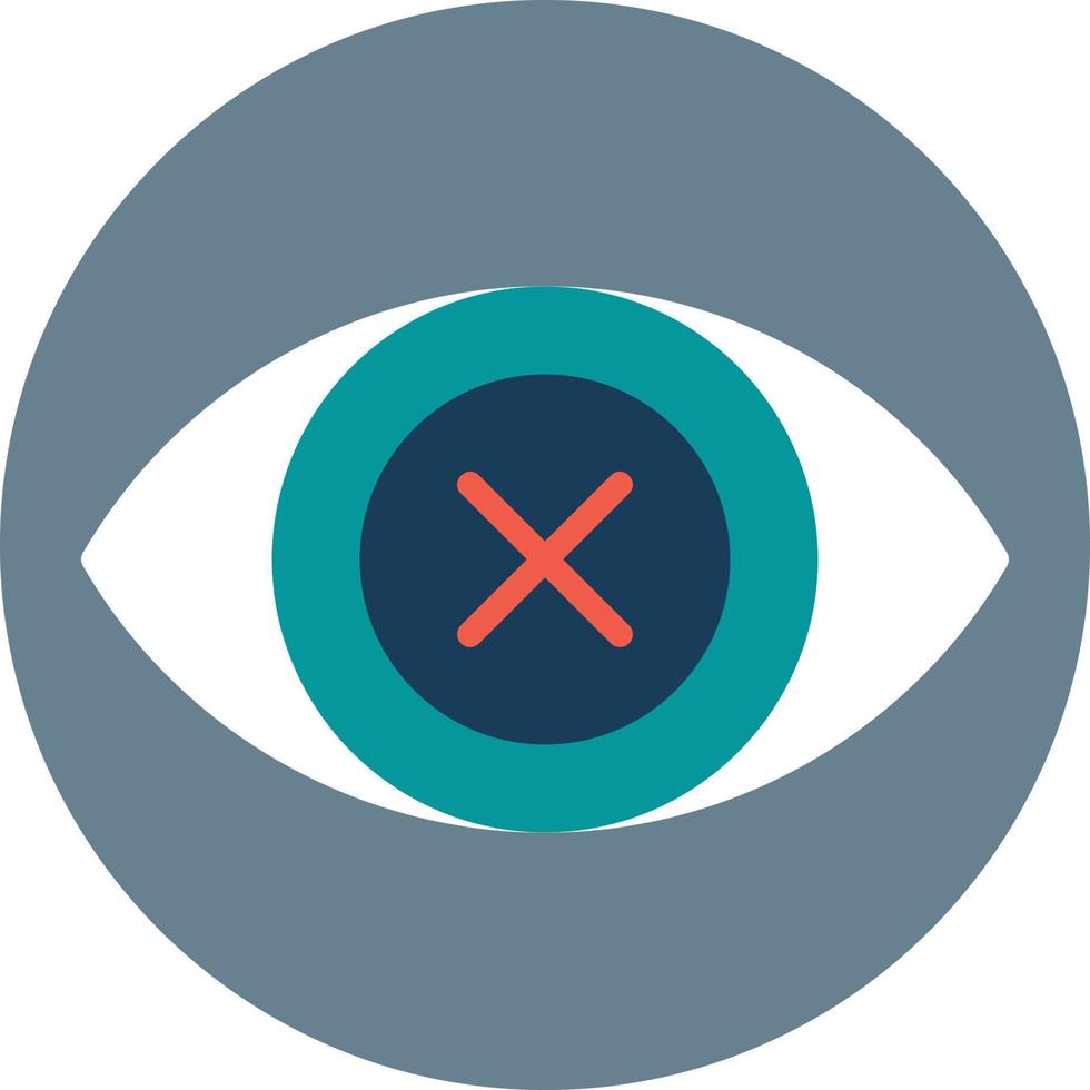 Blind Flat Icon vector