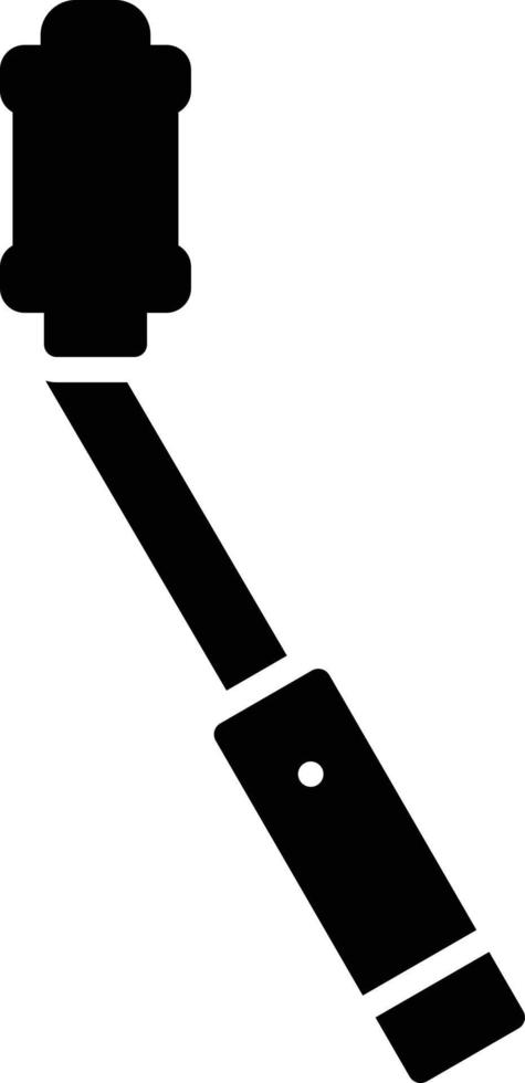 Selfie Stick Glyph Icon vector