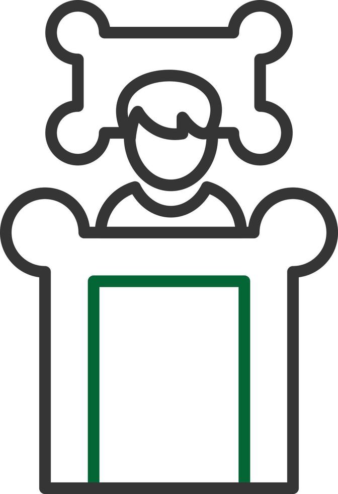 Sleep Line Two Color vector