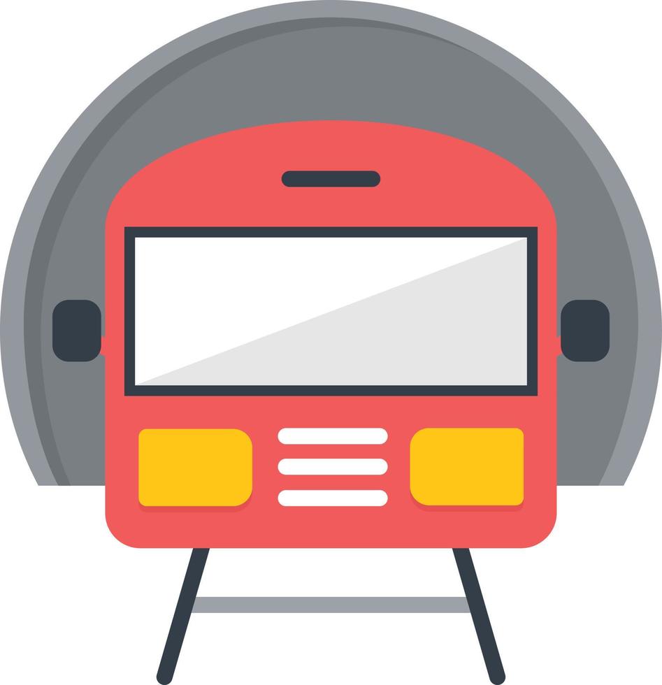 Subway Flat Icon vector