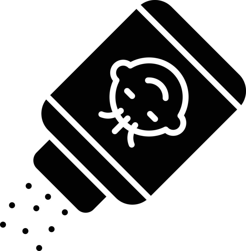 Talcum Powder Glyph Icon vector