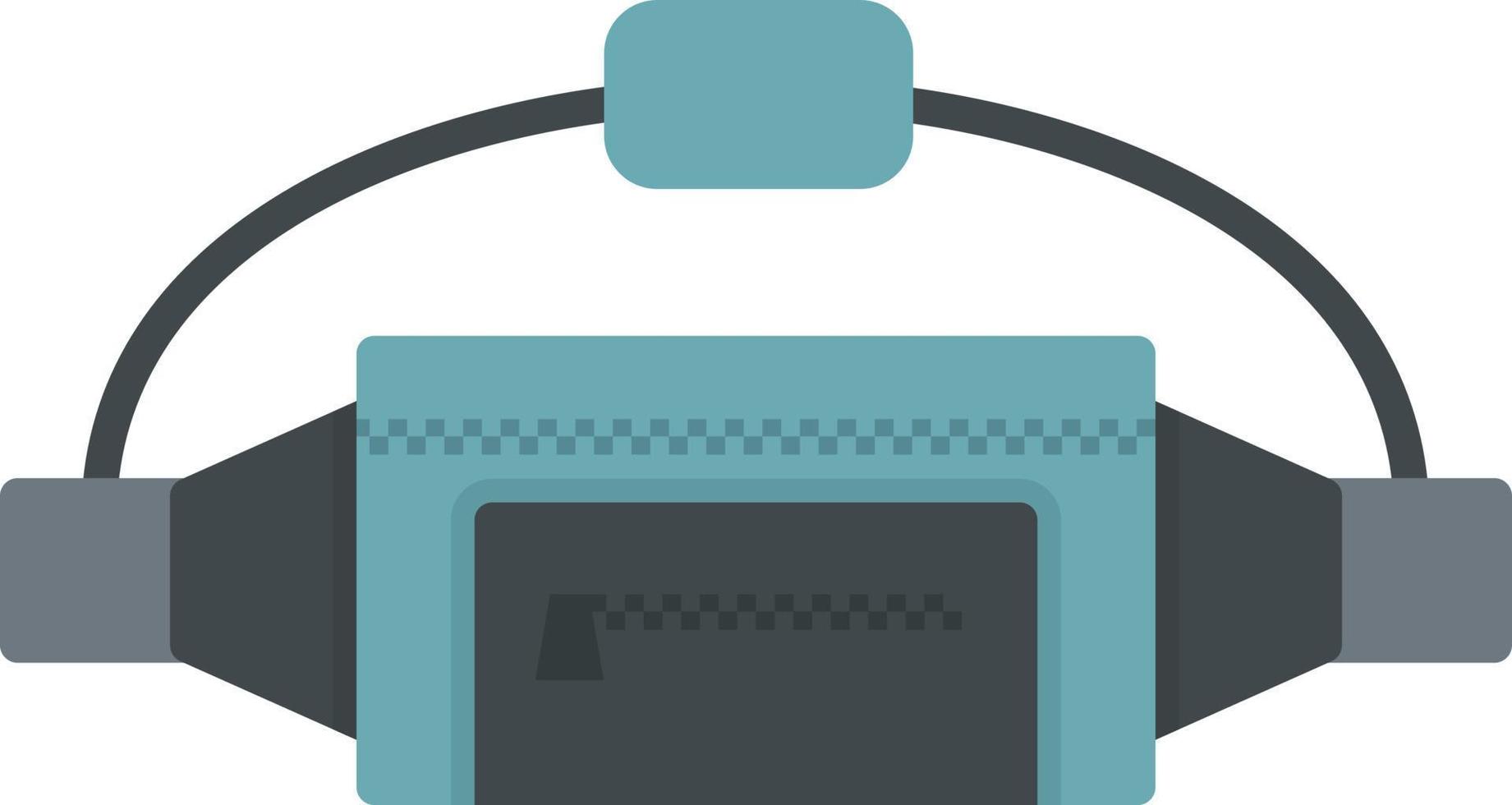 Fanny Pack Flat Icon vector