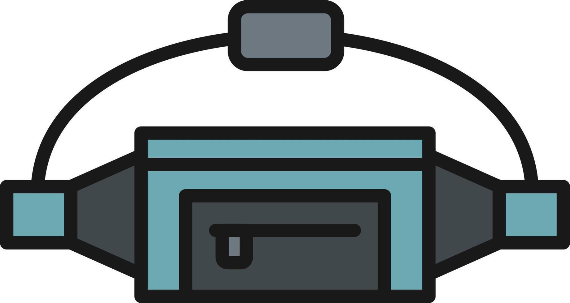 Fanny Pack Line Filled vector