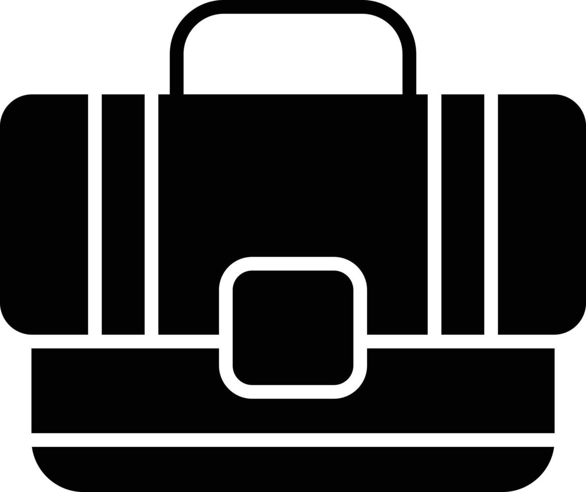 Briefcase Glyph Icon vector