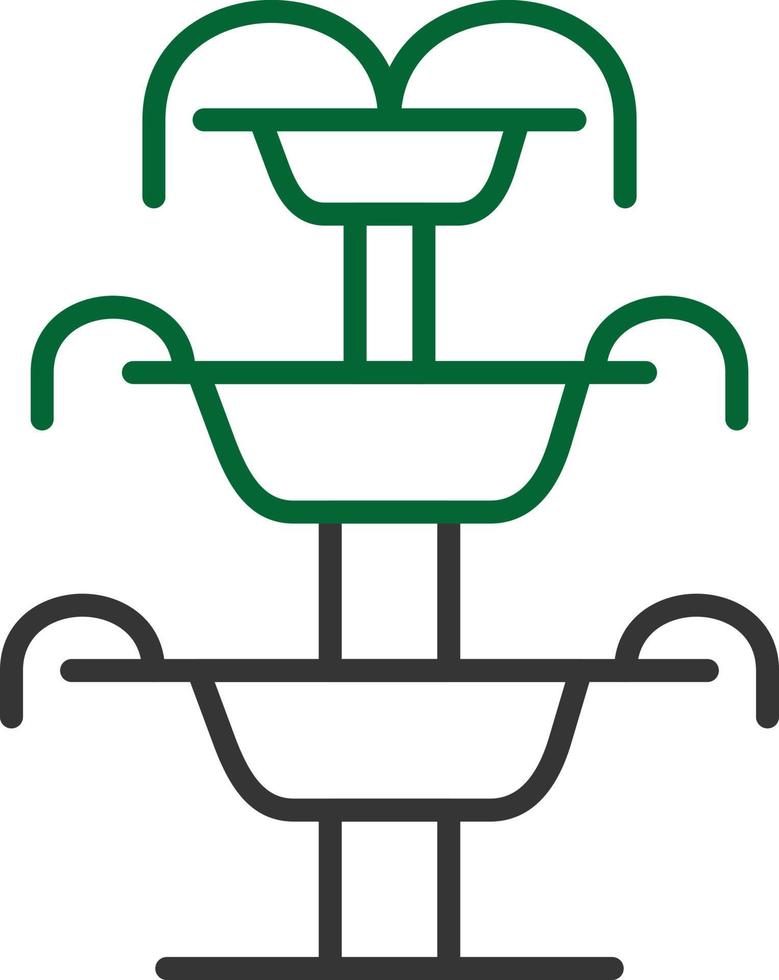 Fountain Line Two Color vector