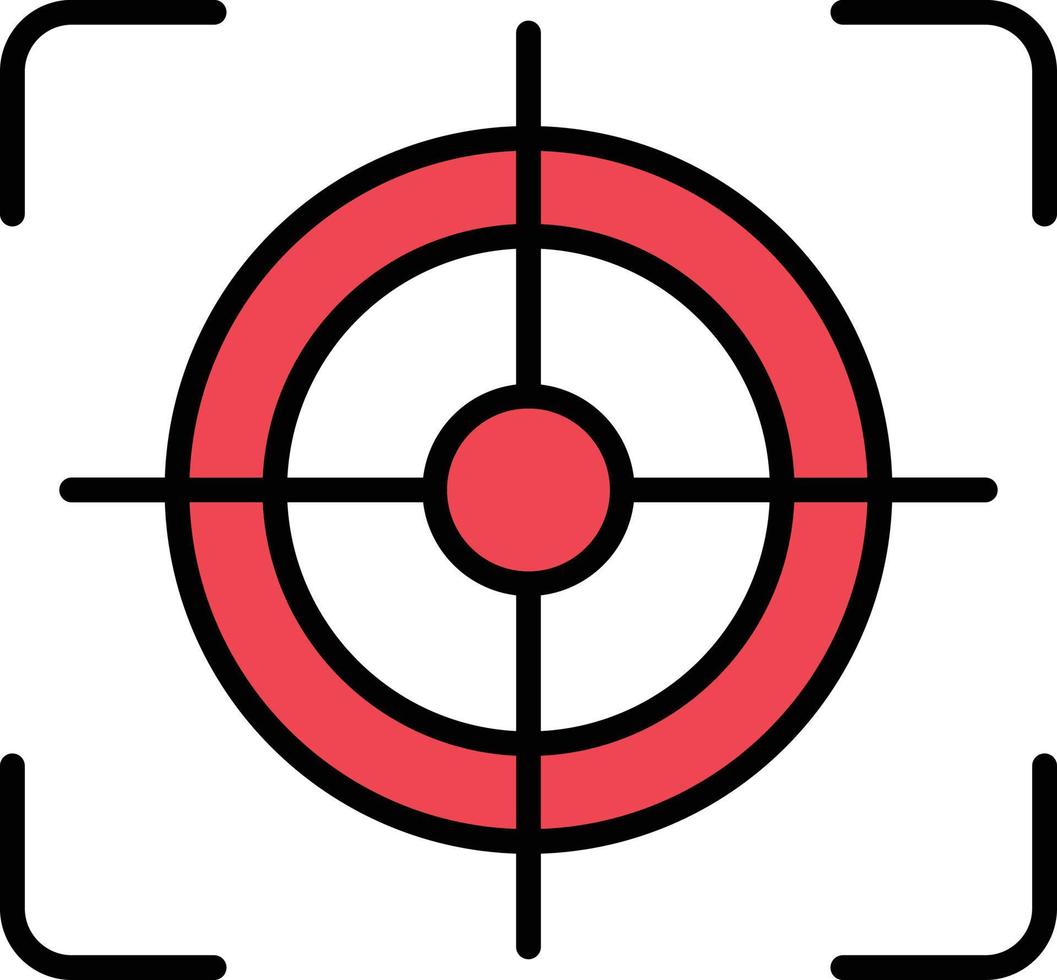 Focus Line Filled vector