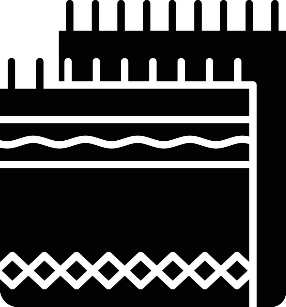 Blanket Glyph Icon vector