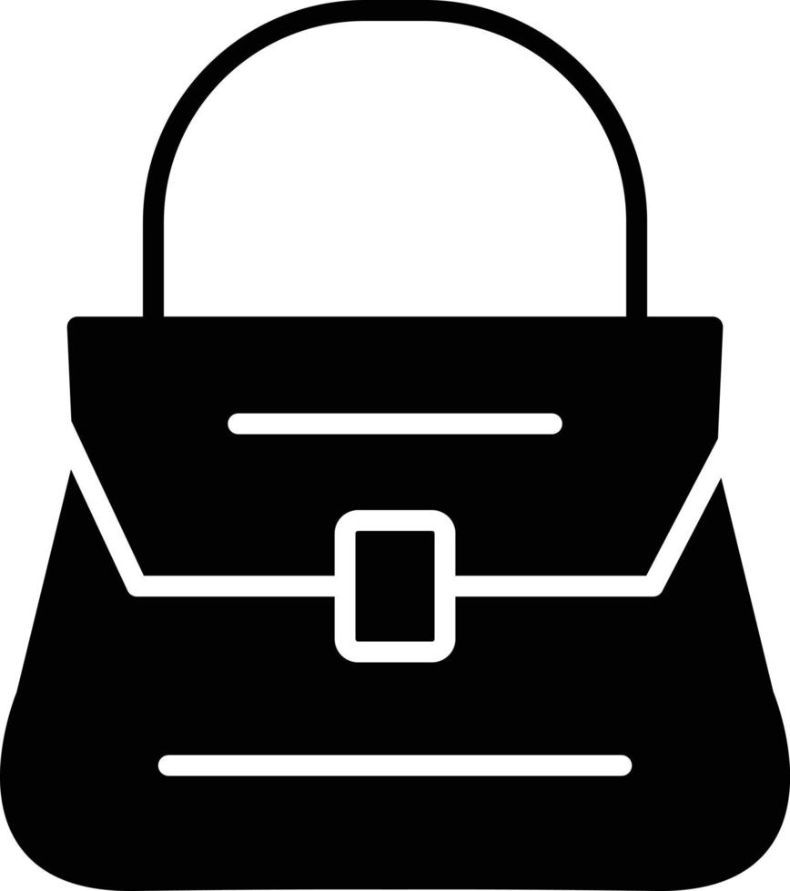 Purse Glyph Icon vector