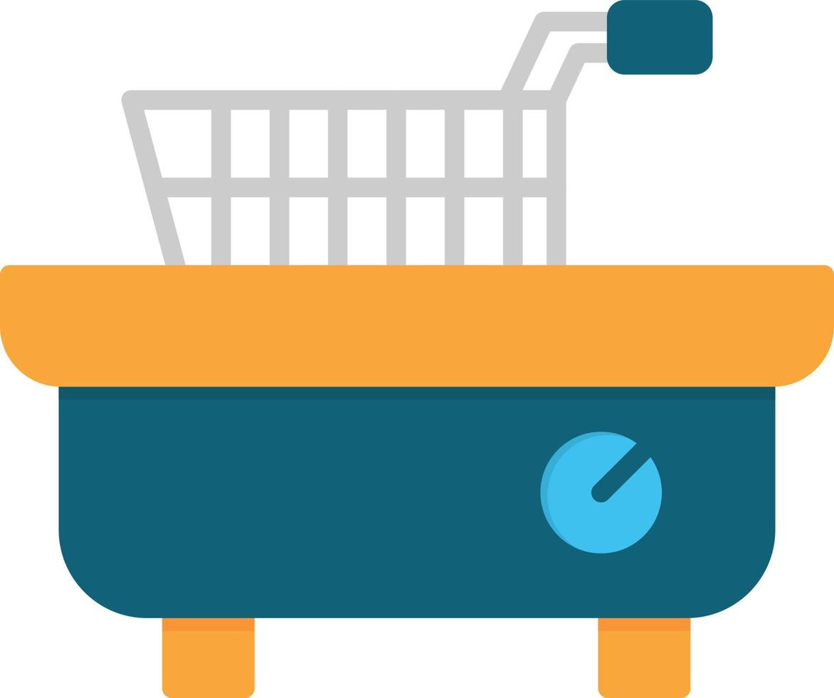 Deep Fryer Flat Icon vector