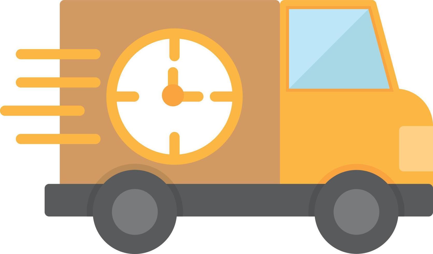 Fast Delivery Flat Icon vector
